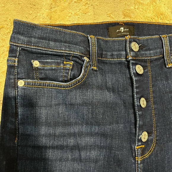 High waisted dark denim - Picture 2 of 5